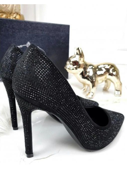Туфли лодочки на шпильке в стразах — изображение 7
