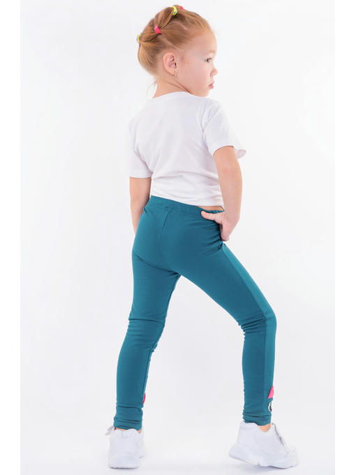 Лосины из футера двухнитки с начесом для девочки Bonito — изображение 4