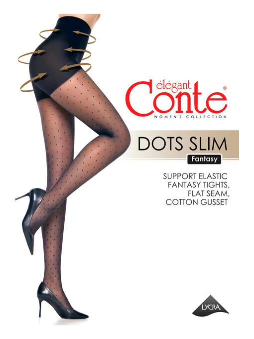 Женские колготки с утягивающими шортиками 40 ден Conte Elegant — изображение 4