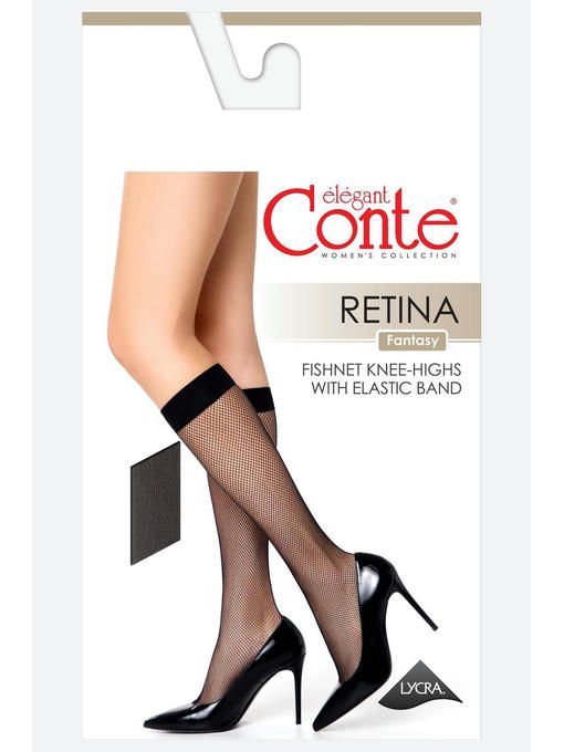 Женские элегантные гольфы в мелкую сеточку Conte Elegant — изображение 4