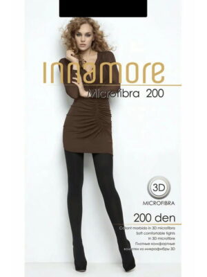 Женские мягкие комфортные колготки из микрофибры 200 Innamore