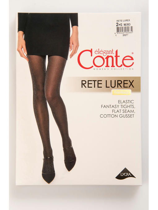 Женские сияющие колготки с имитацией мелкой сетки 40 Conte Elegant — изображение 2