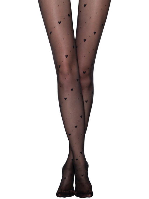 Женские тонкие фантазийные колготки 20 ден Conte Elegant