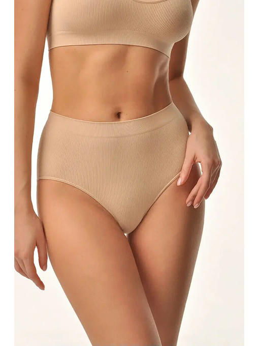 MY Трусы женские CULOTTE RIB (1/100) (телесный) — изображение 3