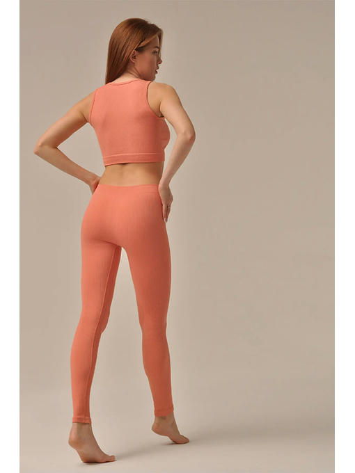 MY Леггинсы LEGGINGS RIB (1/60) (корал) — изображение 2