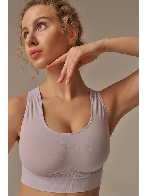 MY Топ женский TOP SHAPER SPALLA LARGA (1/50) (лавандовый) — изображение 2