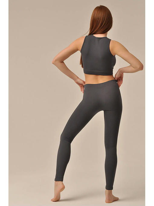MY Леггинсы LEGGINGS RIB (1/60) (графит) — изображение 3