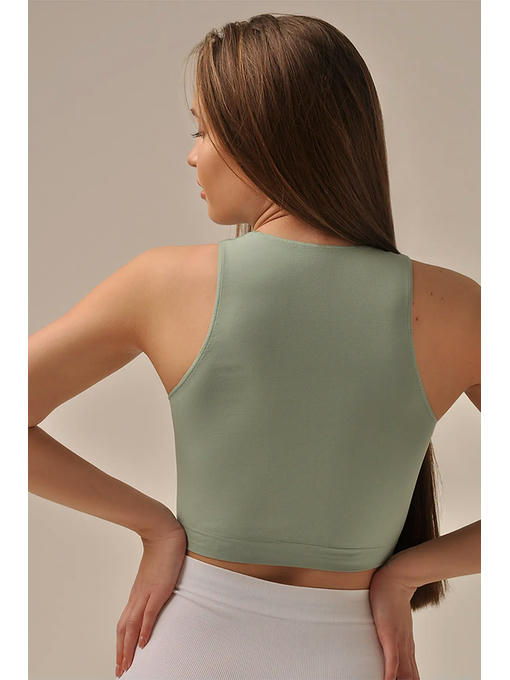 MY Топ женский TOP HALTER NECK (1/50) (фисташковый) — изображение 3