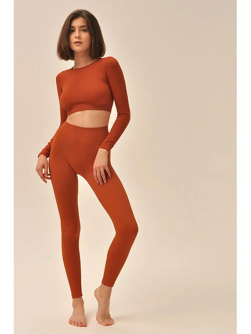 MY Леггинсы LEGGINGS RIB (1/60) (корица) — изображение 2