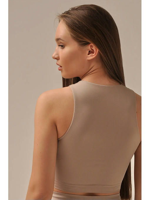MY Топ женский TOP HALTER NECK (1/50) (льняной) — изображение 3