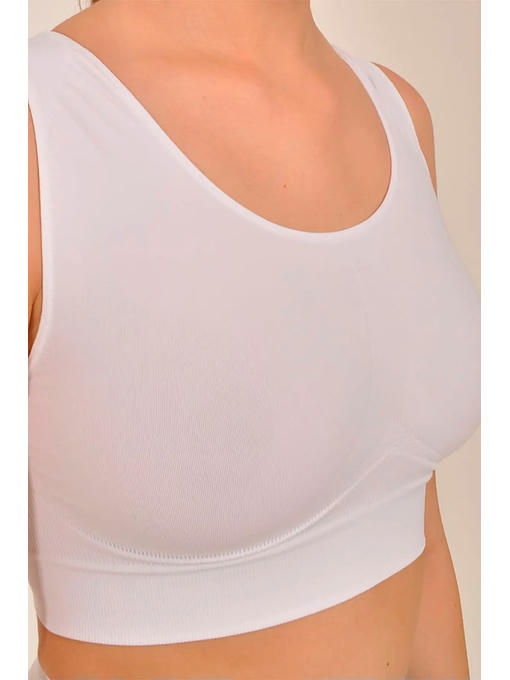 MY Топ женский TOP SHAPER SPALLA LARGA (1/50) (белый) — изображение 2