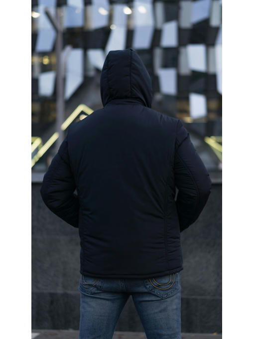 Куртка мужская зимняя в синем цвете — изображение 2
