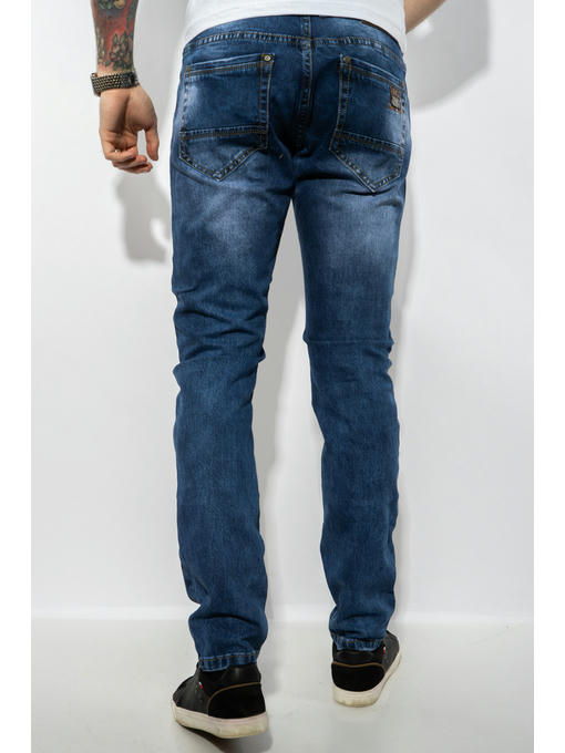 Джинсы мужские Slim Fit с нашивками — изображение 4