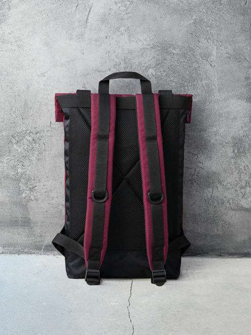 Рюкзак - CORDURA бордовая/черный Oxford 1200 — изображение 3