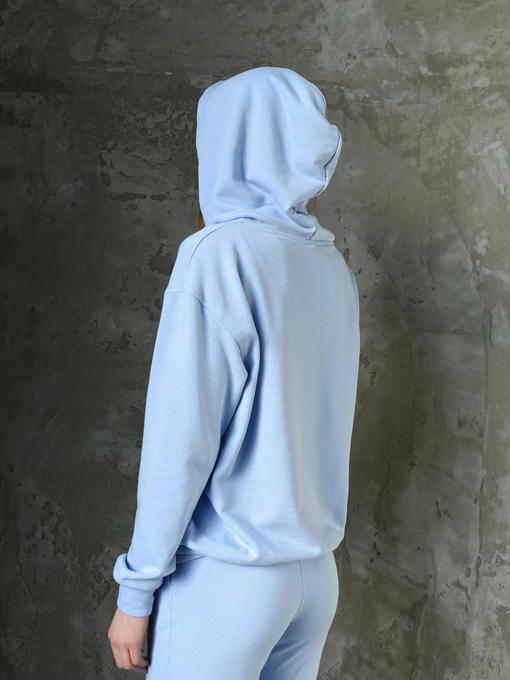 Женское худи OVERSIZE - небесный — изображение 11