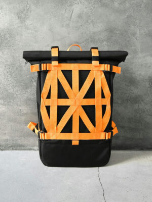 Рюкзак - strap orange черный
