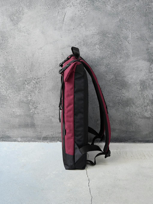 Рюкзак - CORDURA бордовая/черный Oxford 1200 — изображение 2