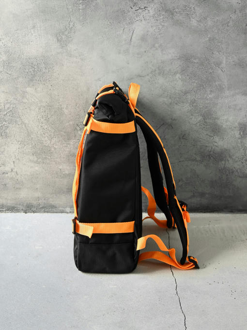 Рюкзак - strap orange черный — изображение 2