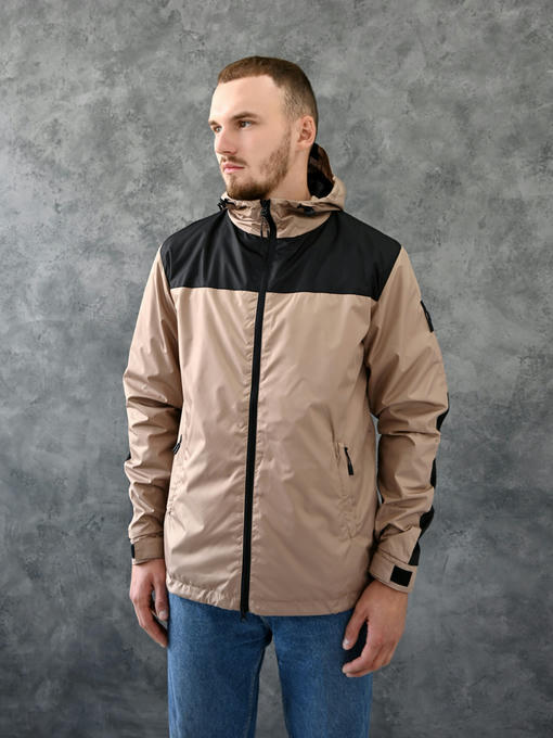 Ветровка - black/beige — изображение 3