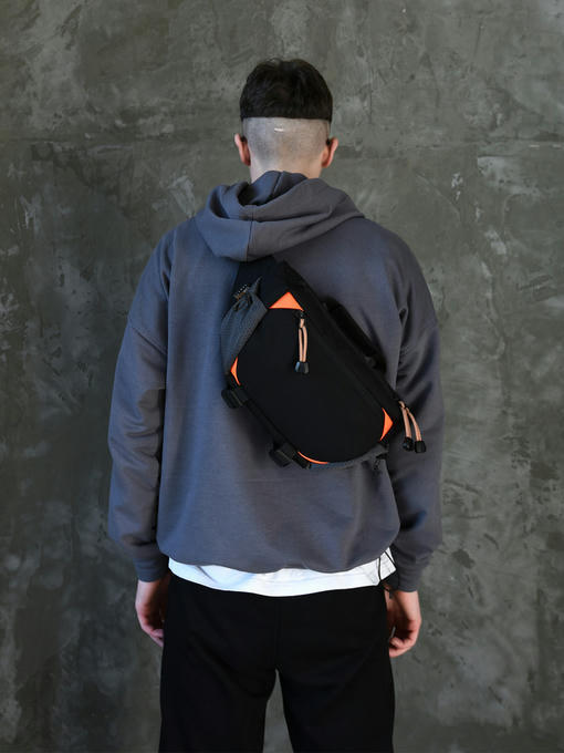 Сумка LONG - black/orange — изображение 6