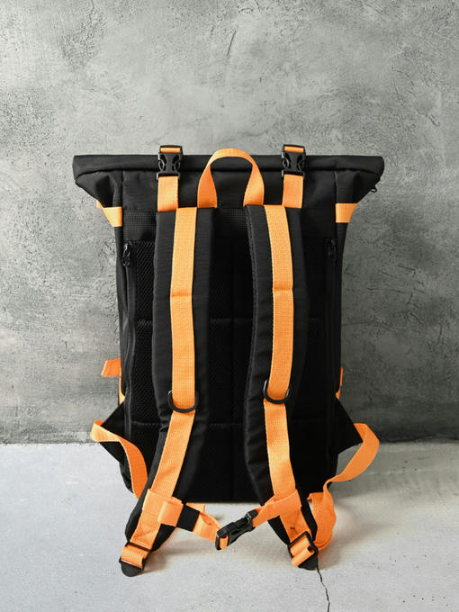 Рюкзак - strap orange черный — изображение 3