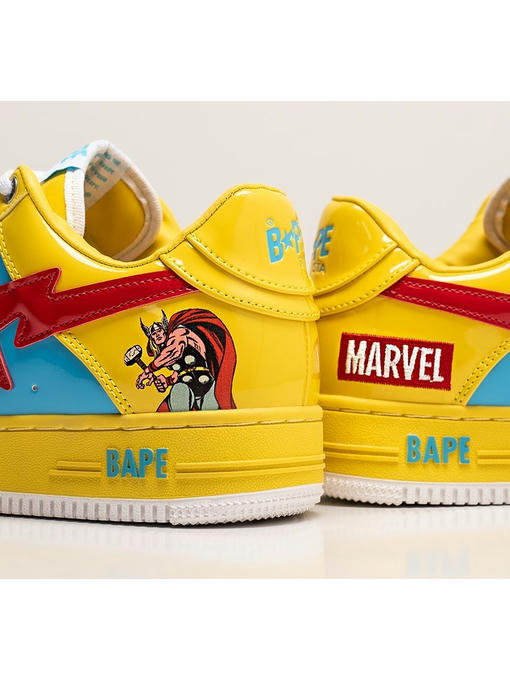 Кроссовки Marvel x BAPE Sta Force 1 low — изображение 4