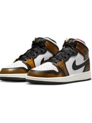 Кроссовки женские Jordan 1 Mid Se (Gs) (DQ8418-071)