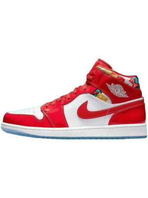 Кроссовки женские Jordan Air 1 Mid Barcelona Sweater (DC7248-600)