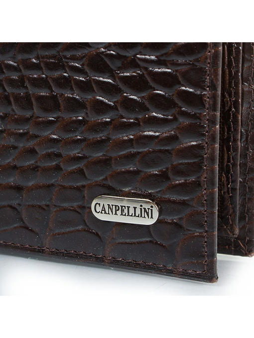 Мужской кожаный кошелек CANPELLINI — изображение 5